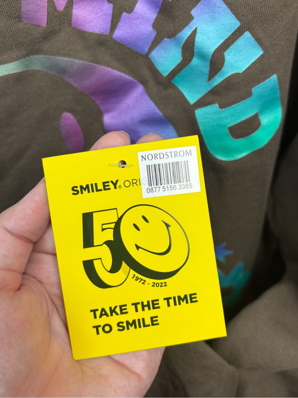 Smiley x Deser Dreamer Happy Mind Happy Life sweatshirt! L - Picture 5 of 7